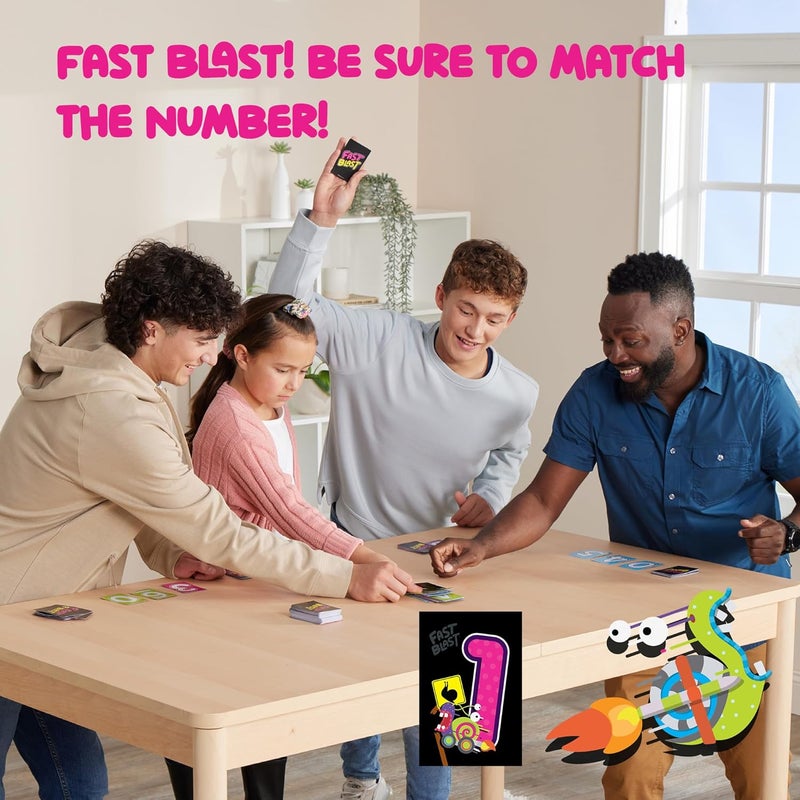PlayMonster Fast Blast - Card Game for Families and Friends for Family Game Night - Quick-Replayable Game for 2 to 6 Players, Family Card Games for Ages 8 and Up - Image 4